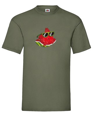 FRUIT OF THE LOOM T-shirt με στάμπα K2505 ΛΑΔΙ